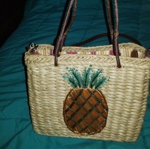 Straw Crossbody  Bag